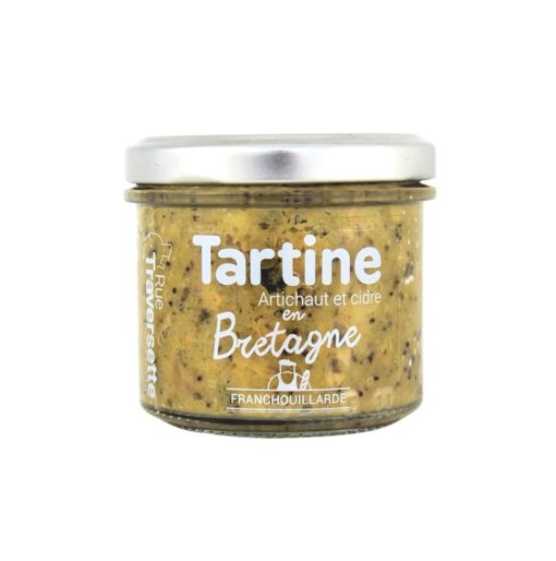 Une tartine à l'artichaud et au cidre qui ravira tous les amateurs de saveurs bigoudines. Made in Rue traversette