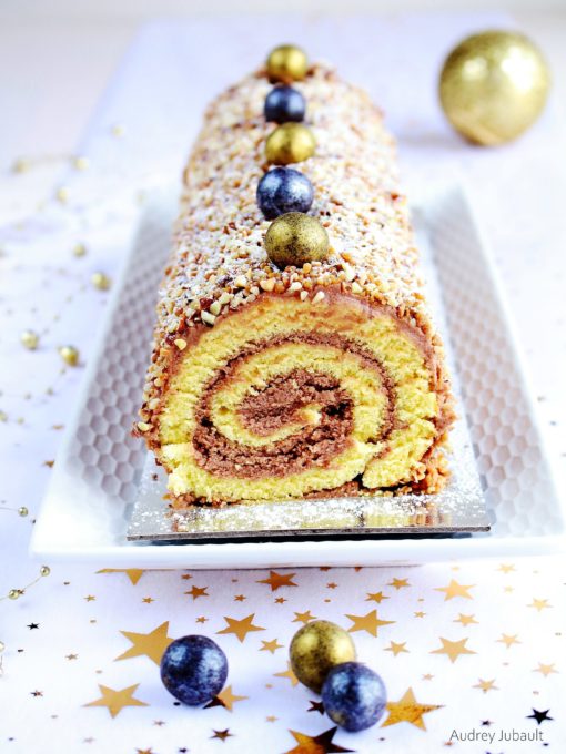 La bûche de Noel d'Audrey du Petit Bec gourmand. Recettes et images au top