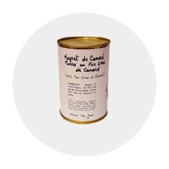 Magret de canard fourré au foie gras