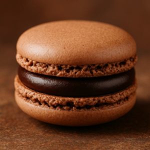Macaron au chocolat Cluizel