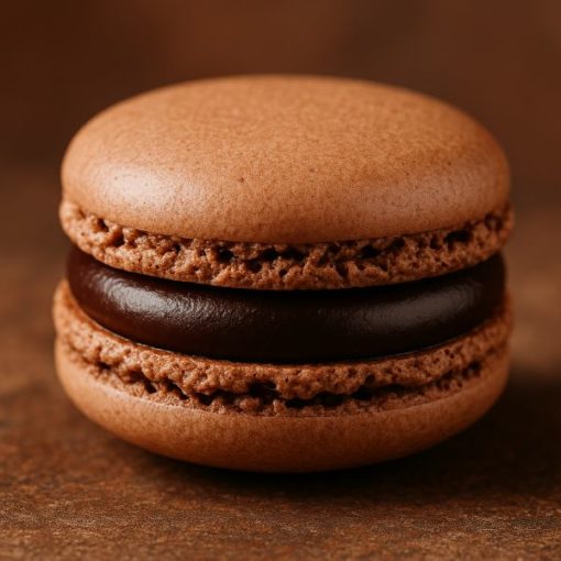 Macaron au chocolat Cluizel