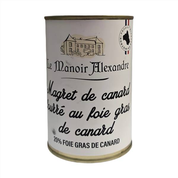 Magret de canard fourré au foie gras