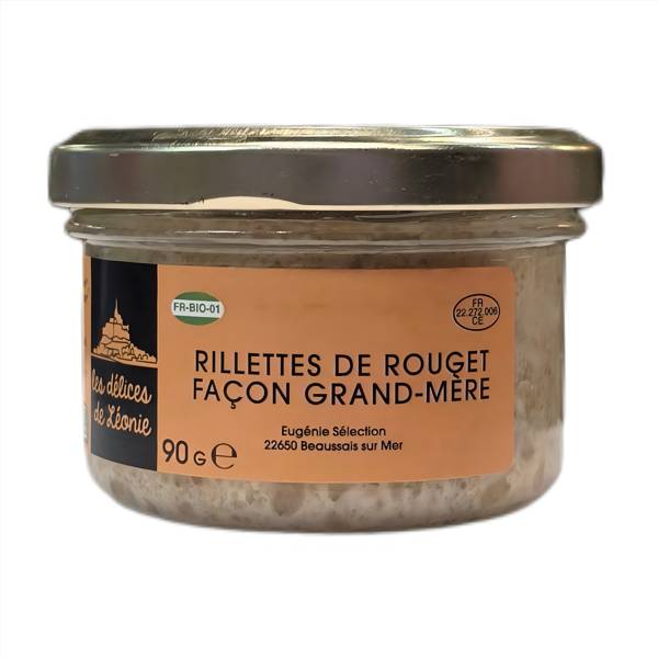 Pot de rillettes de rouget avec tartines, recette gourmande à base de poisson