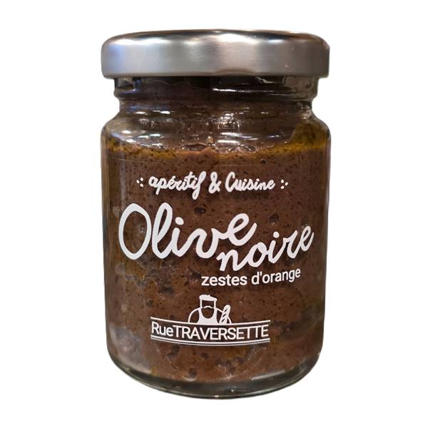 Une crème d'olives noire à l'orange signée rue Traversette