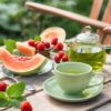 Melon, fraises des bois, thé vert. Enjoy summer des frères dammann le thé au goût de l'été