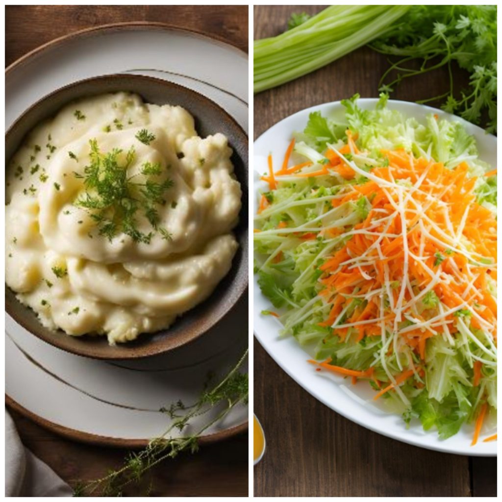 Notre recette de brandade végétarienne accompagnée de sa salade de carotte et céleri plaira à tous végan ou pas