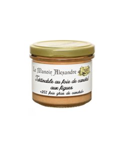 un tartinable au foie de canard aux figues qui vous ravira. Une merveille signée Manoir d'Alexandre