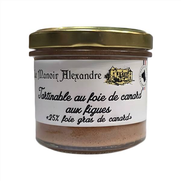 un tartinable au foie de canard aux figues qui vous ravira. Une merveille signée Manoir d'Alexandre