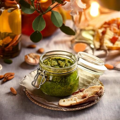 Un pesto oui mais aux amandes. Aussi délicieux mais plus économiques