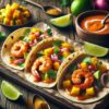 Suivez pas à pas notre recette de tacos aux crevettes et au curry rouge