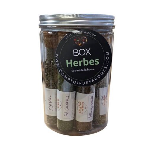Une Box toute en Herbes aromatiques et en mélanges