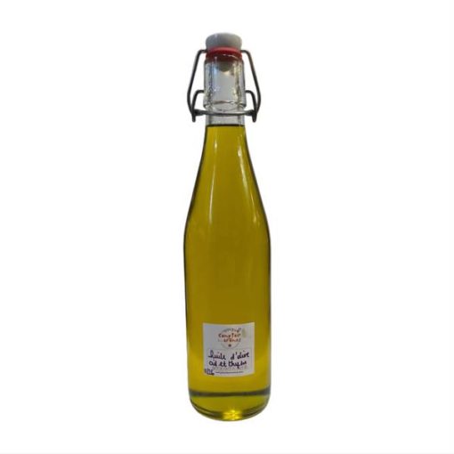 huile d'olive ail e thym grande bouteille