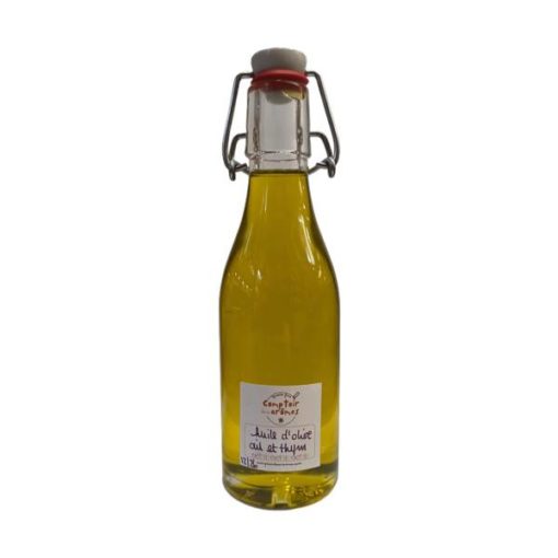 huile d'olive ail e thym moyenne bouteille