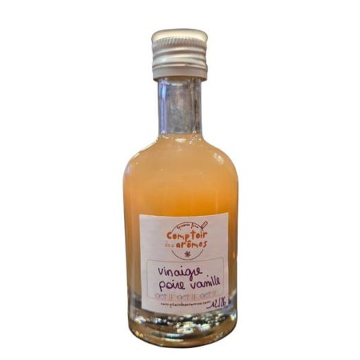 vinaigre poire vanille petite bouteille