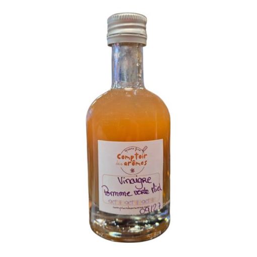 vinaigre pomme verte miel petite bouteille
