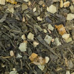 thé vert sous les galets