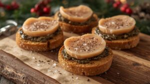 Mini toasts de foie gras à la Tartufata