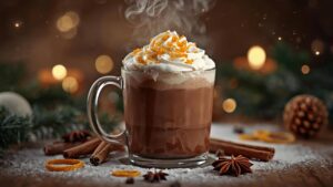 Chocolat chaud gourmand de décembre