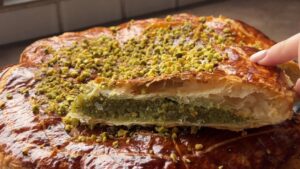 galette des rois à la pistache