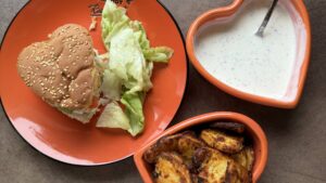 Burg'♥️ et ses patates épicées