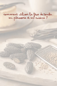 Comment utiliser la fève de tonka en pâtisserie et en cuisine