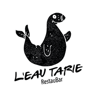 Logo L’Eau Tarie au Havre pour illustrer une adresse locale, conviviale et gourmande en centre ville.