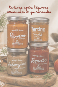 Tartines apéro légumes artisanales et gourmandes