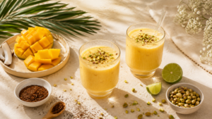 Frappé mangue, coco & rooibos pistache