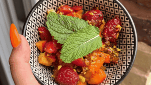 Salade de fruits d’été au kalamansi & Fleur de sel vanille